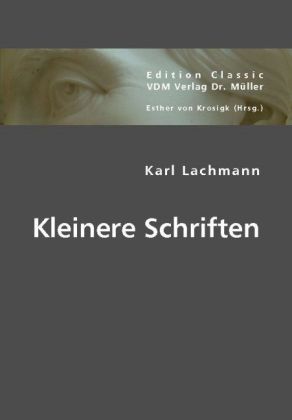 Produktbild: Kleinere Schriften