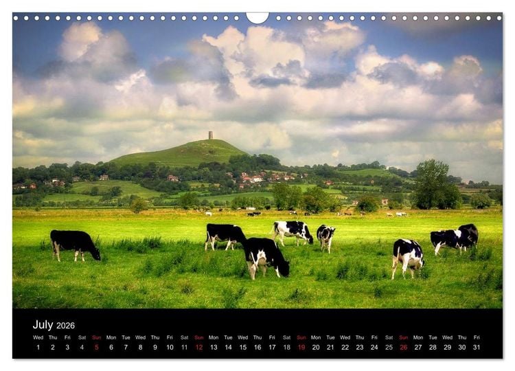 Produktbild: Glastonbury Tor (Wall Calendar 2026 DIN A3 landscape), CALVENDO 12 Month Wall Calendar