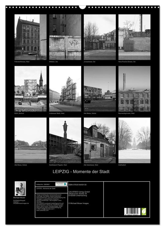 Produktbild: LEIPZIG - Momente der Stadt (Wandkalender 2026 DIN A2 hoch), CALVENDO Monatskalender