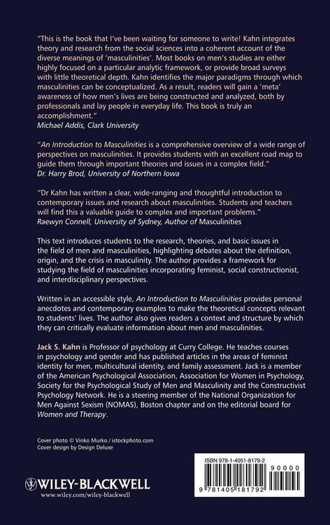 Produktbild: An Introduction to Masculinities