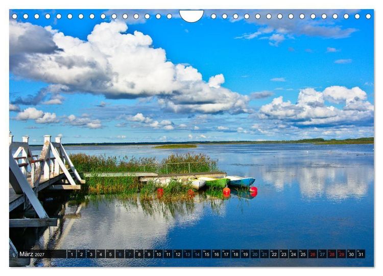 Produktbild: Bezauberndes Estland (Wandkalender 2027 DIN A4 quer), CALVENDO Monatskalender