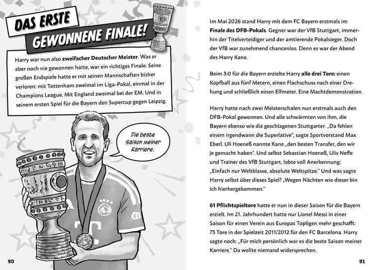 Produktbild: Mein Fu&szlig;ballheld Harry Kane &ndash; Seine Geschichte, seine Spiele, seine Rekorde