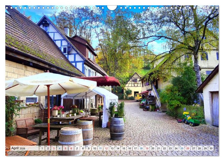 Produktbild: Rund um T&uuml;bingen und Sch&ouml;nbuch (Wandkalender 2026 DIN A3 quer), CALVENDO Monatskalender