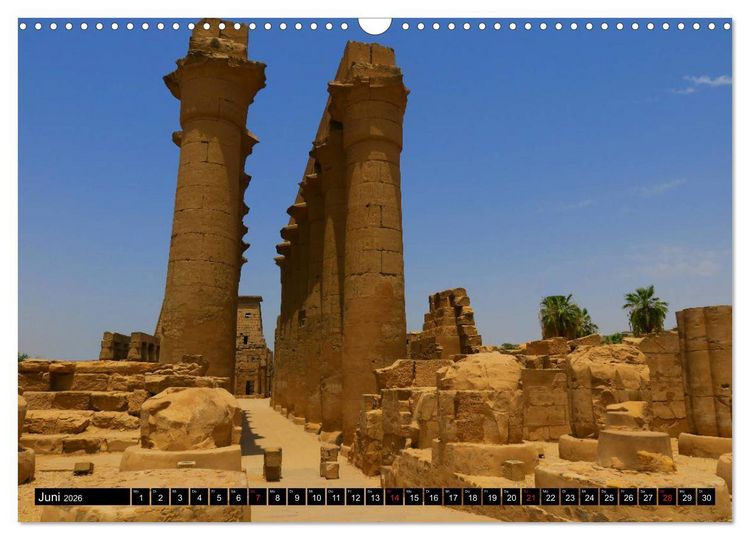 Produktbild: Zwischen Luxor und Qena - antikes &Auml;gypten am Nil (Wandkalender 2026 DIN A3 quer), CALVENDO Monatskalender