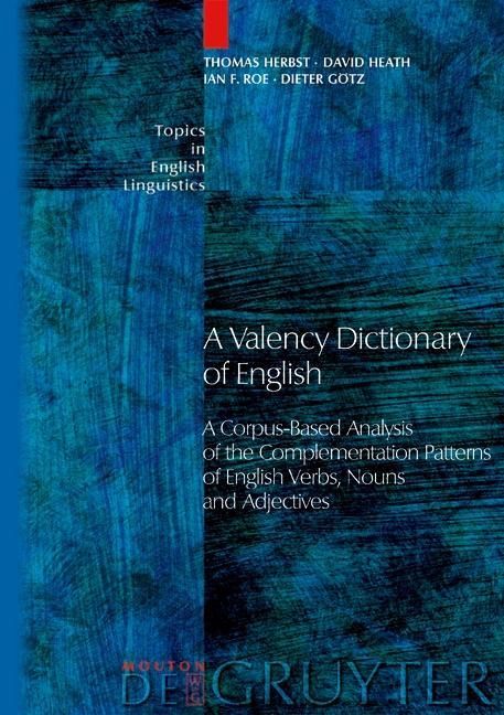 Produktbild: A Valency Dictionary of English