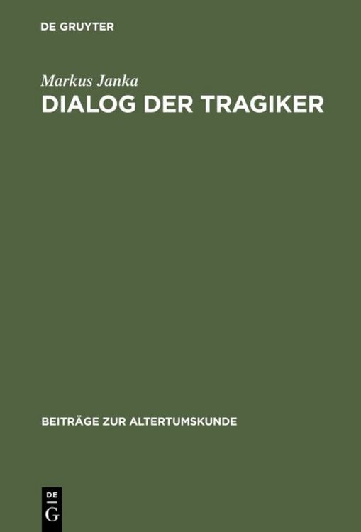 Produktbild: Dialog der Tragiker