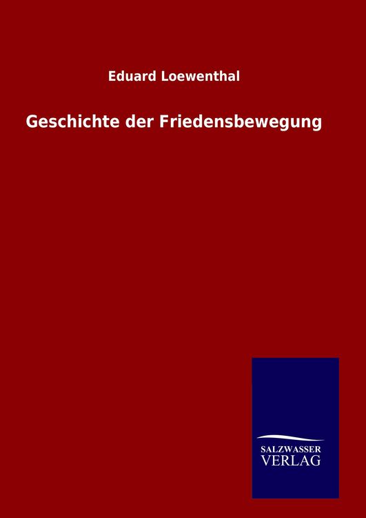 Produktbild: Geschichte der Friedensbewegung