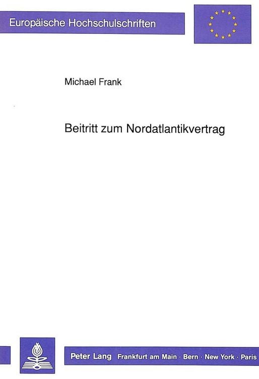 Produktbild: Beitritt zum Nordatlantikvertrag