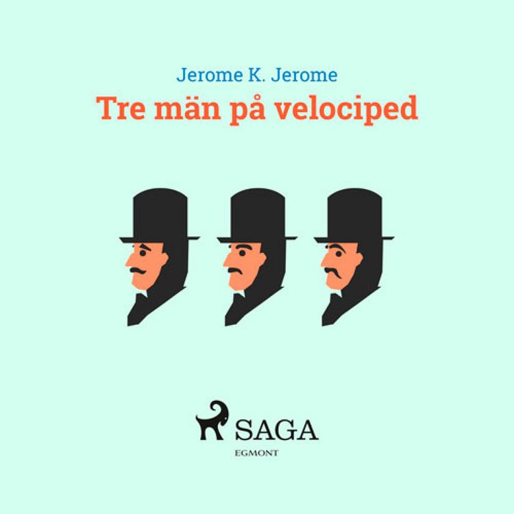 Produktbild: Tre m&auml;n p&aring; velociped