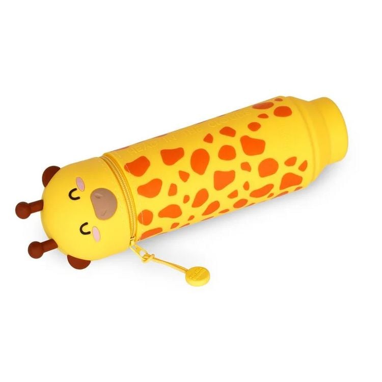 Produktbild: Legami 2-in-1 Federm&auml;ppchen aus Silikon - Kawaii - Giraffe