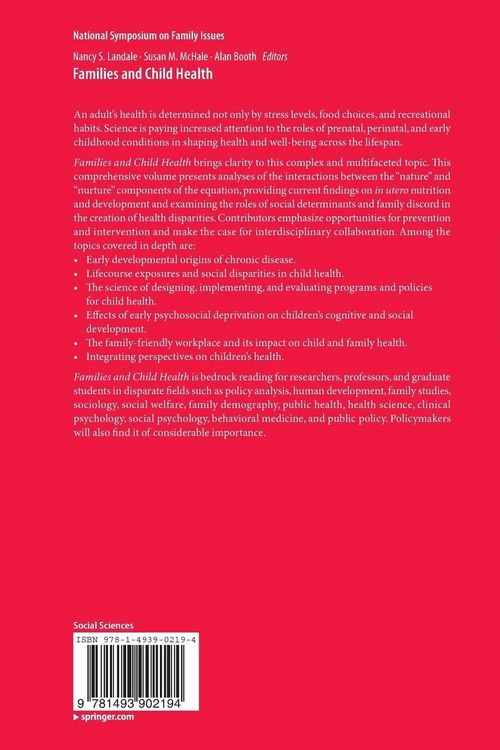 Produktbild: Families and Child Health