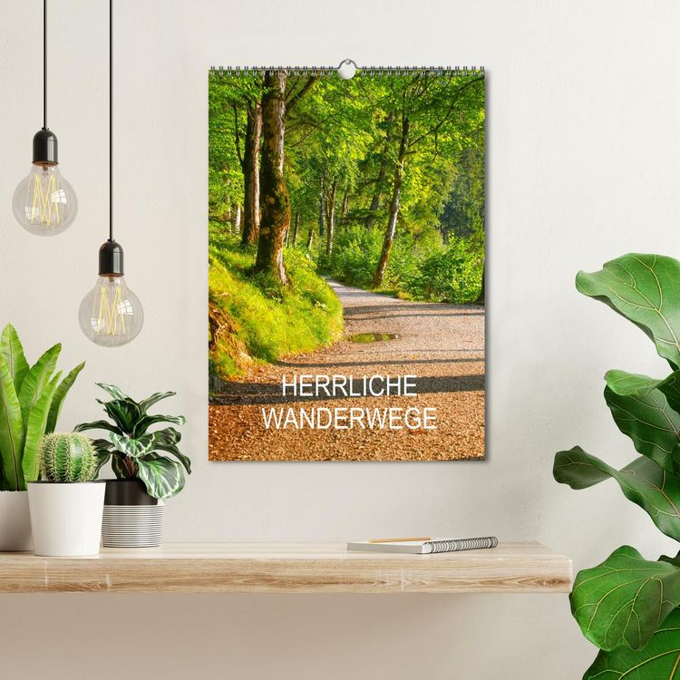 Produktbild: Herrliche Wanderwege (Wandkalender 2026 DIN A3 hoch), CALVENDO Monatskalender