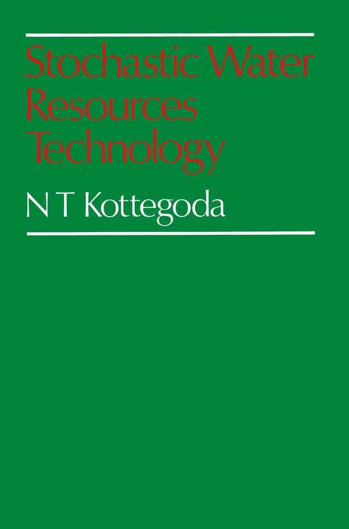 Produktbild: Stochastic Water Resources Technology