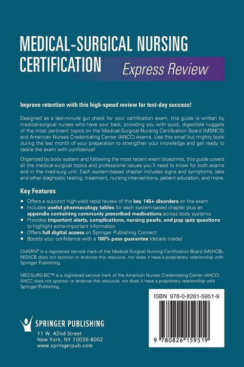 Produktbild: Medical-Surgical Nursing Certification Express Review