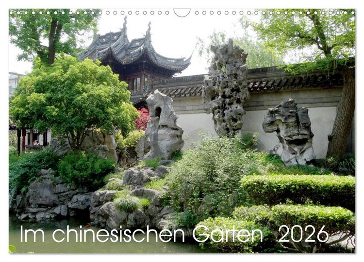 Produktbild: Im chinesischen Garten (Wandkalender 2026 DIN A3 quer), CALVENDO Monatskalender
