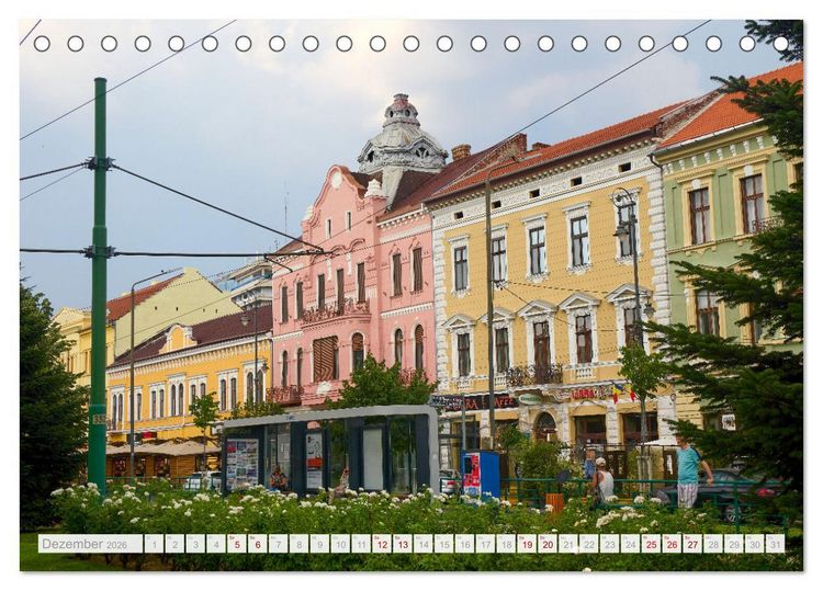 Produktbild: Streifz&uuml;ge durch Arad (Tischkalender 2026 DIN A5 quer), CALVENDO Monatskalender