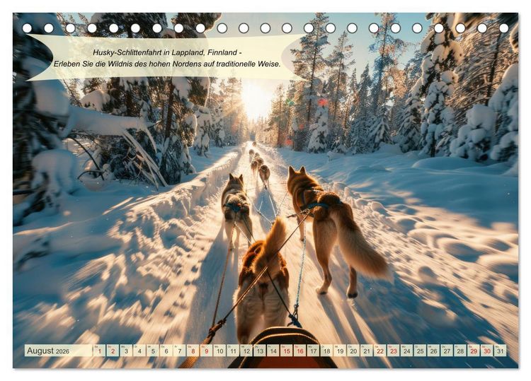 Produktbild: Abenteuerideen f&uuml;r Adrenalin Junkies (Tischkalender 2026 DIN A5 quer), CALVENDO Monatskalender