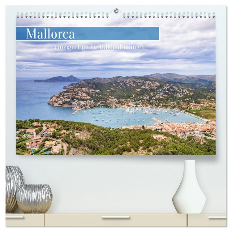 Produktbild: Mallorca - einzigartige Luftbildaufnahmen (hochwertiger Premium Wandkalender 2026 DIN A2 quer), Kunstdruck in Hochglanz