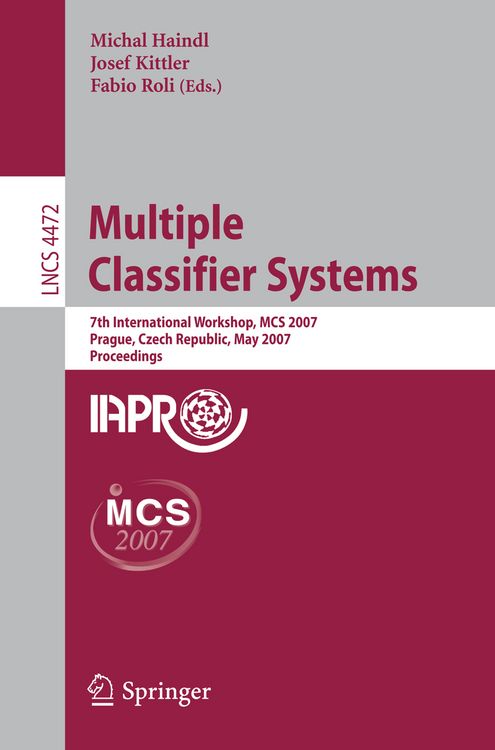 Produktbild: Multiple Classifier Systems