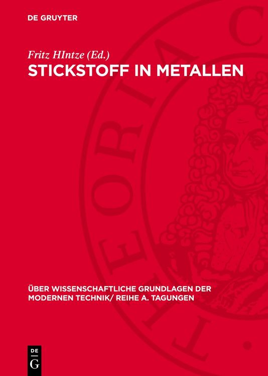 Produktbild: Stickstoff in Metallen