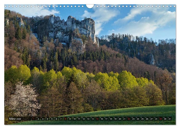 Produktbild: Kulturlandschaft Obere Donau (Wandkalender 2026 DIN A3 quer), CALVENDO Monatskalender