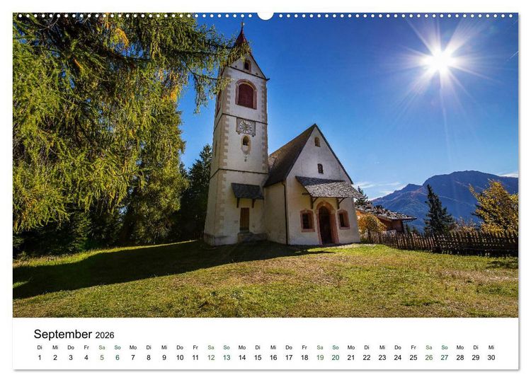 Produktbild: Ultental - Ein Jahr in Bildern (Wandkalender 2026 DIN A2 quer), CALVENDO Monatskalender