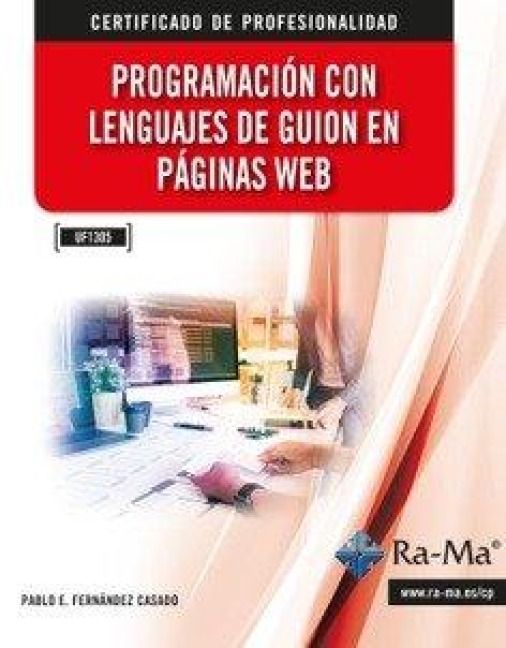 Produktbild: Programaci&oacute;n con lenguajes de guion en p&aacute;ginas web_UF1305