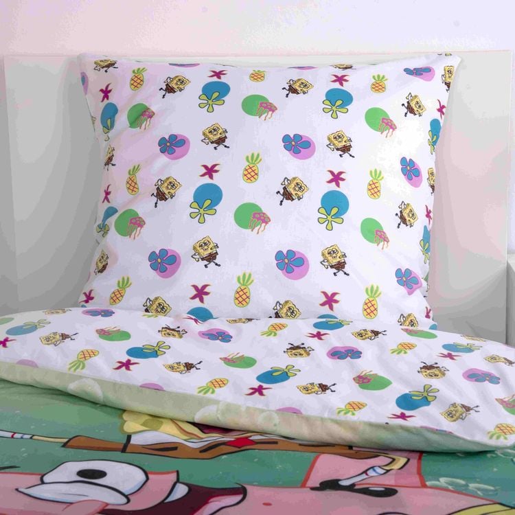 Produktbild: SpongeBob 4475206050 - Bettw&auml;sche, 80x80 cm + 135x200 cm, 100% Baumwolle