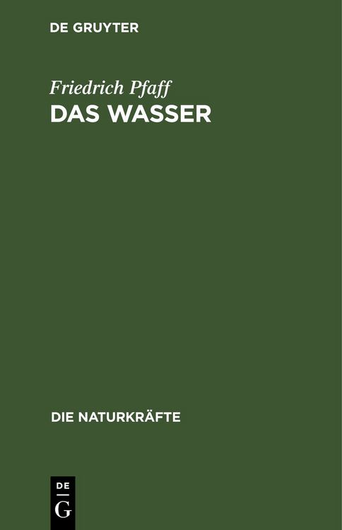 Produktbild: Das Wasser