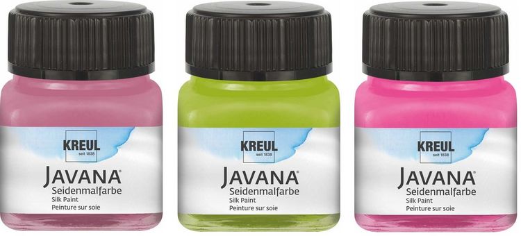 Produktbild: KREUL Javana Seidenmalfarben Set Trendfarben 6 x 20 ml
