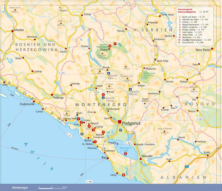 Produktbild: Reisef&uuml;hrer Montenegro