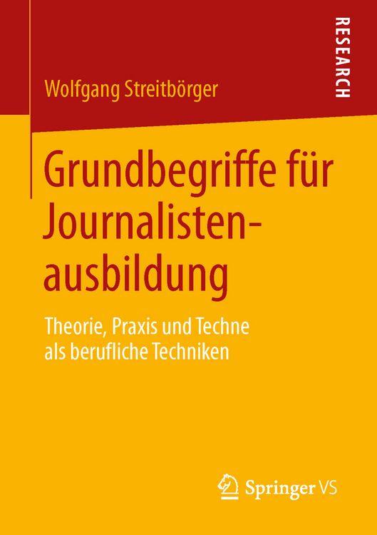 Produktbild: Grundbegriffe f&uuml;r Journalistenausbildung