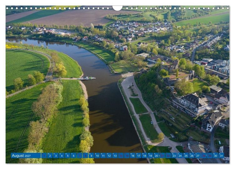 Produktbild: Die Obere Weser - von Bad Karlshafen bis Hameln (Wandkalender 2027 DIN A3 quer), CALVENDO Monatskalender