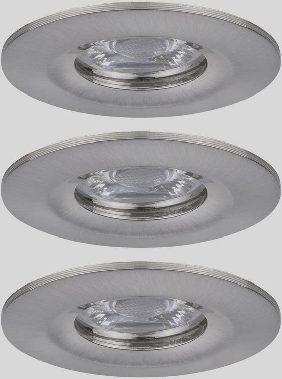 Produktbild: Paulmann 94301 EBL Nova mini Coin LED-Einbauleuchte 3er Set 4W Eisen