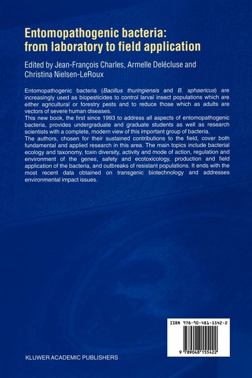 Produktbild: Entomopathogenic Bacteria: from Laboratory to Field Application