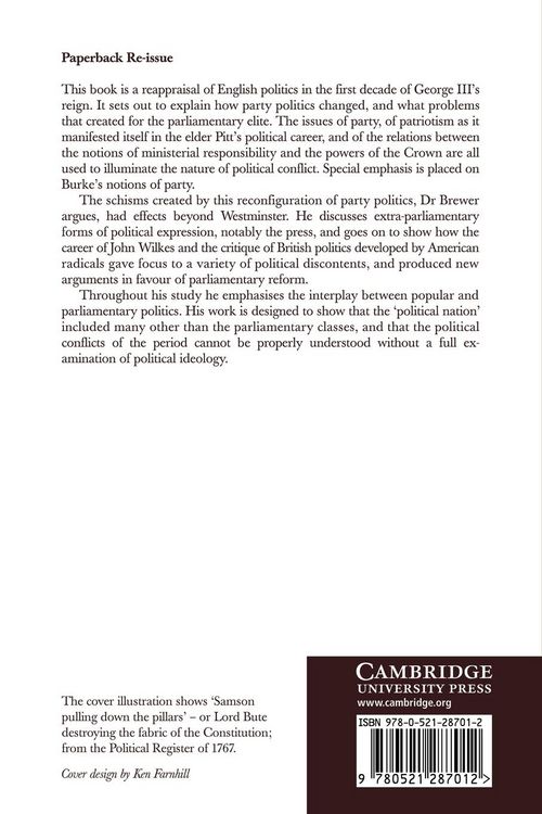 Produktbild: Party Ideology and Popular Politics at the Accession of George III