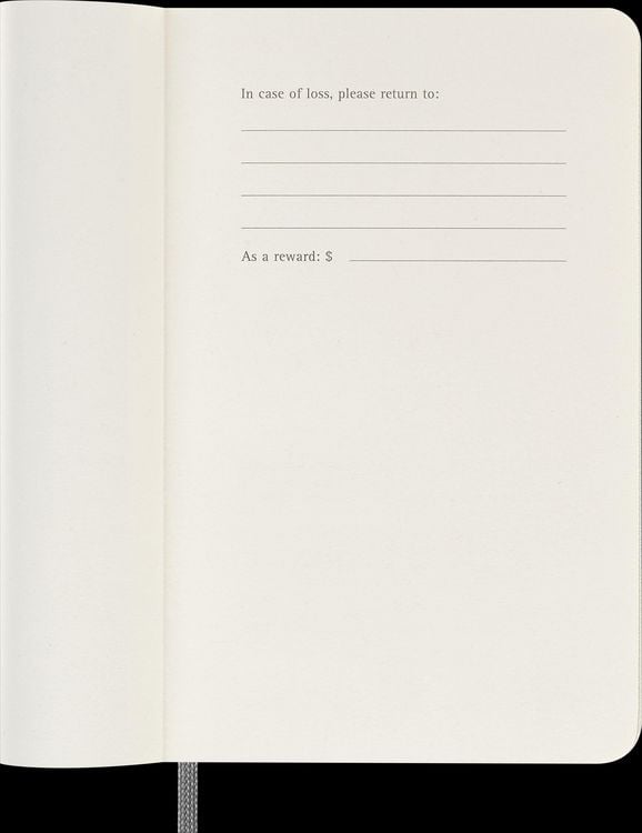 Produktbild: Moleskine Smart Notebook, Pocket, Ruled, Black, Soft Cover (3.5 x 5.5)