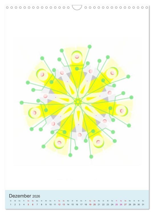 Produktbild: Transluzent-Mandalas (Wandkalender 2026 DIN A3 hoch), CALVENDO Monatskalender