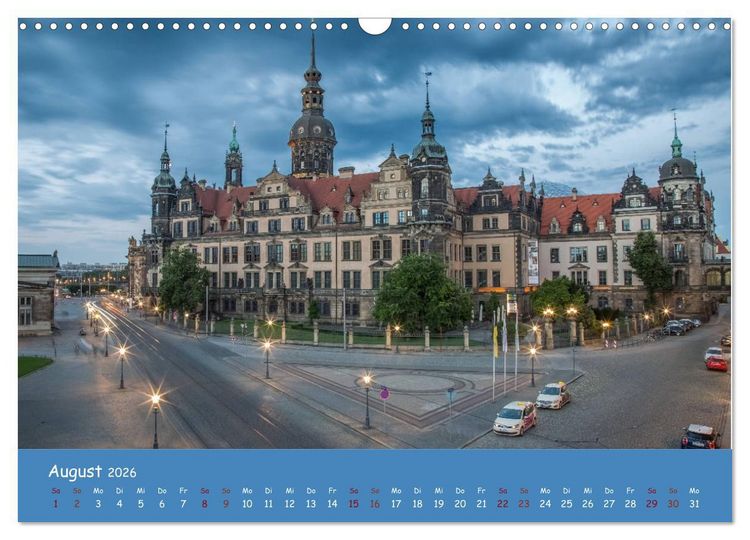 Produktbild: Elbflorenz - Dresden und Umgebung (Wandkalender 2026 DIN A3 quer), CALVENDO Monatskalender