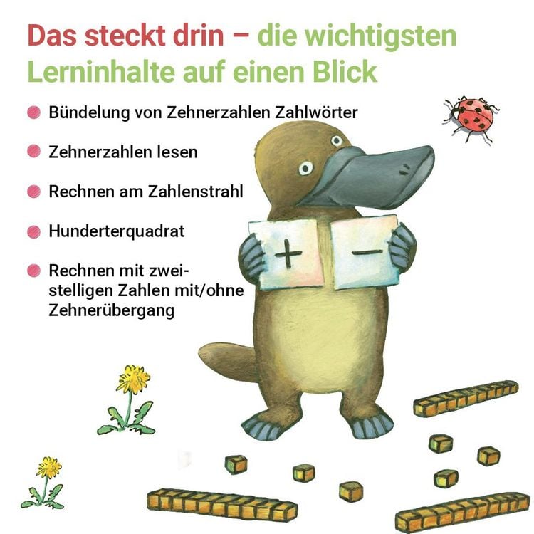 Produktbild: Rechnen mit Rico Schnabel Klasse 2, Heft 1 &ndash; Selbstst&auml;ndig das Addieren und Subtrahieren bis 100 trainieren