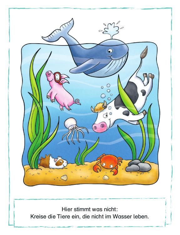 Mein Kindergartenblock - Zuordnen und verbinden