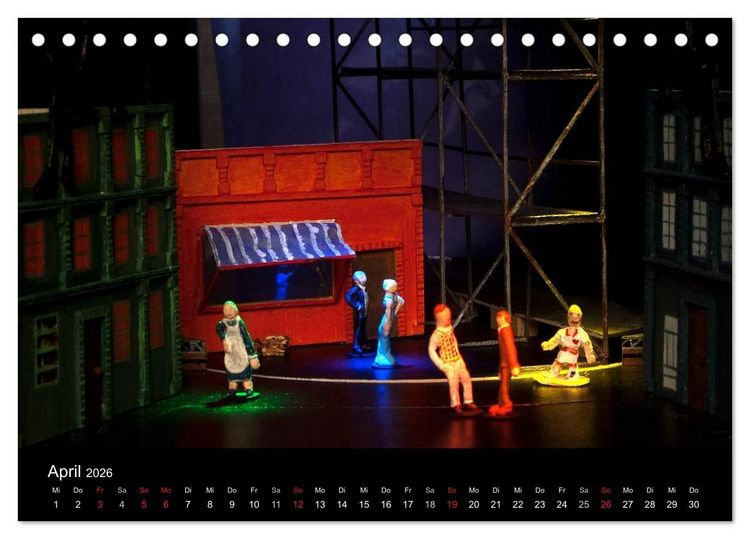 Produktbild: FASZINIERENDE THEATERR&Auml;UME (Tischkalender 2026 DIN A5 quer), CALVENDO Monatskalender