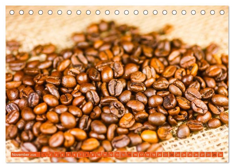 Produktbild: Kaffee (Tischkalender 2026 DIN A5 quer), CALVENDO Monatskalender