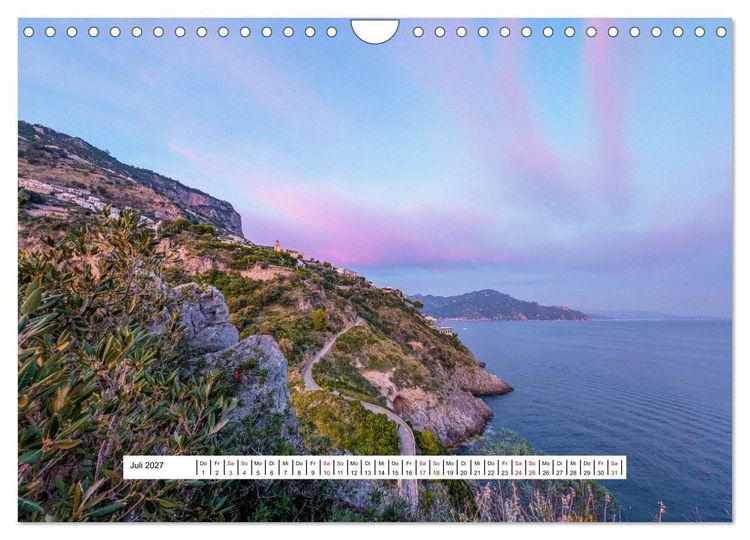 Produktbild: Wundervolle Amalfik&uuml;ste (Wandkalender 2027 DIN A4 quer), CALVENDO Monatskalender