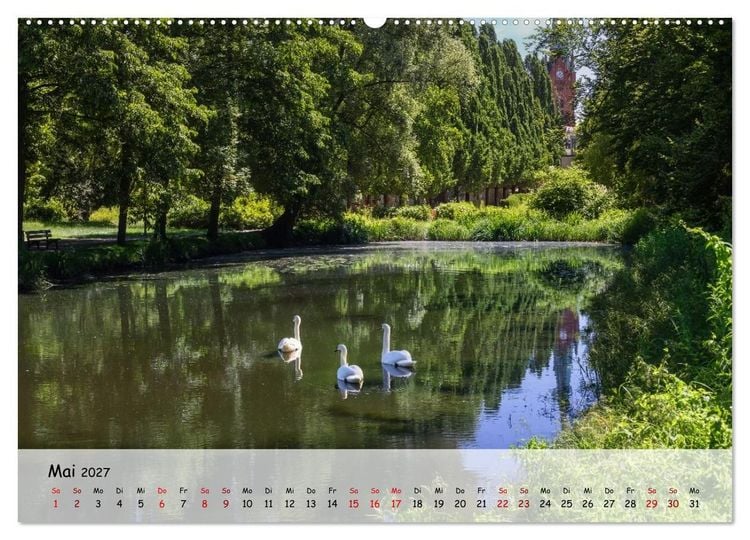 Produktbild: Bernau bei Berlin. Ein Jahr in Bildern (hochwertiger Premium Wandkalender 2027 DIN A2 quer), Kunstdruck in Hochglanz