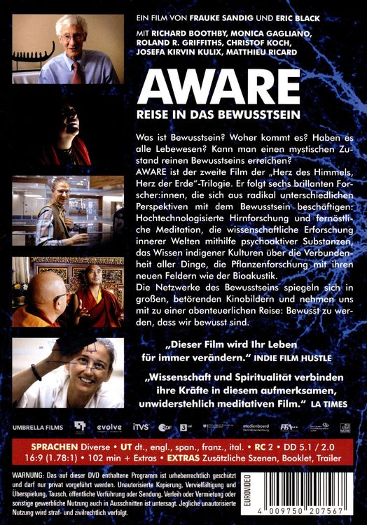 Produktbild: Aware - Reise in das Bewusstsein
