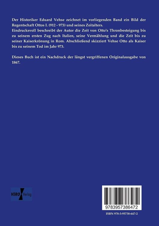 Produktbild: Kaiser Otto der Gro&szlig;e aus dem alten Hause Sachsen und sein Zeitalter