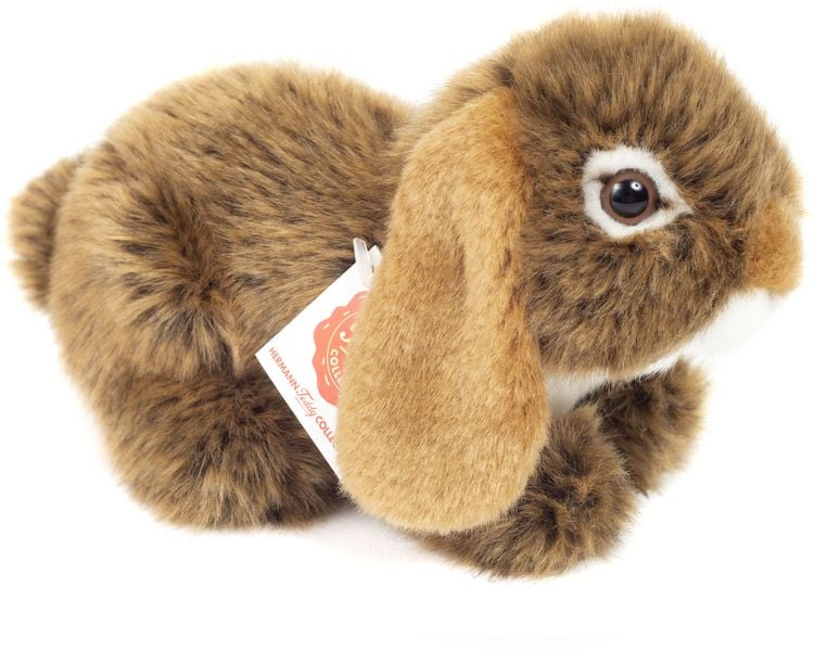 Produktbild: Teddy Hermann 93729 - Widder-Kaninchen braun, liegend, 18 cm Pl&uuml;schtier