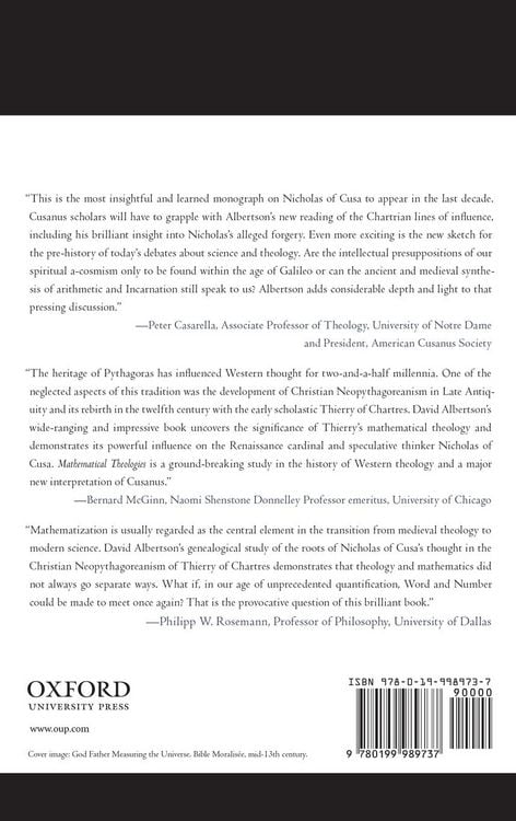 Produktbild: Mathematical Theologies