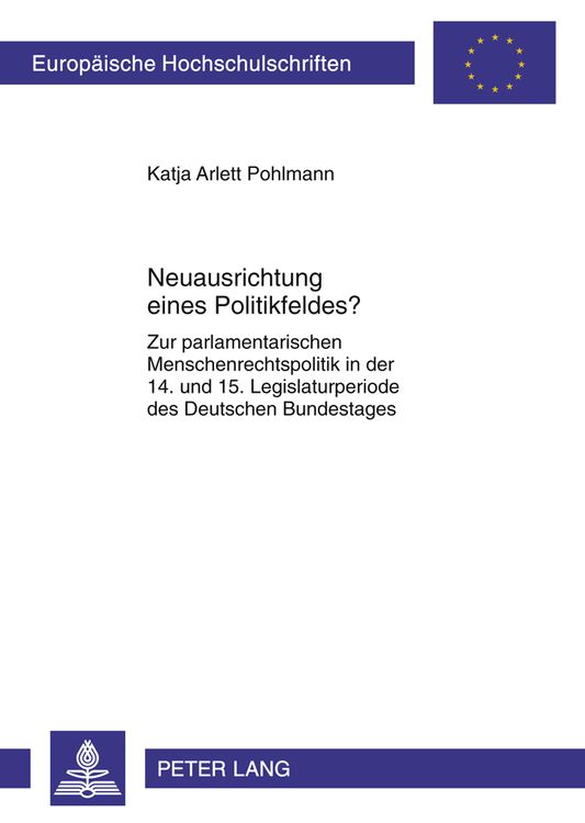 Produktbild: Neuausrichtung eines Politikfeldes?